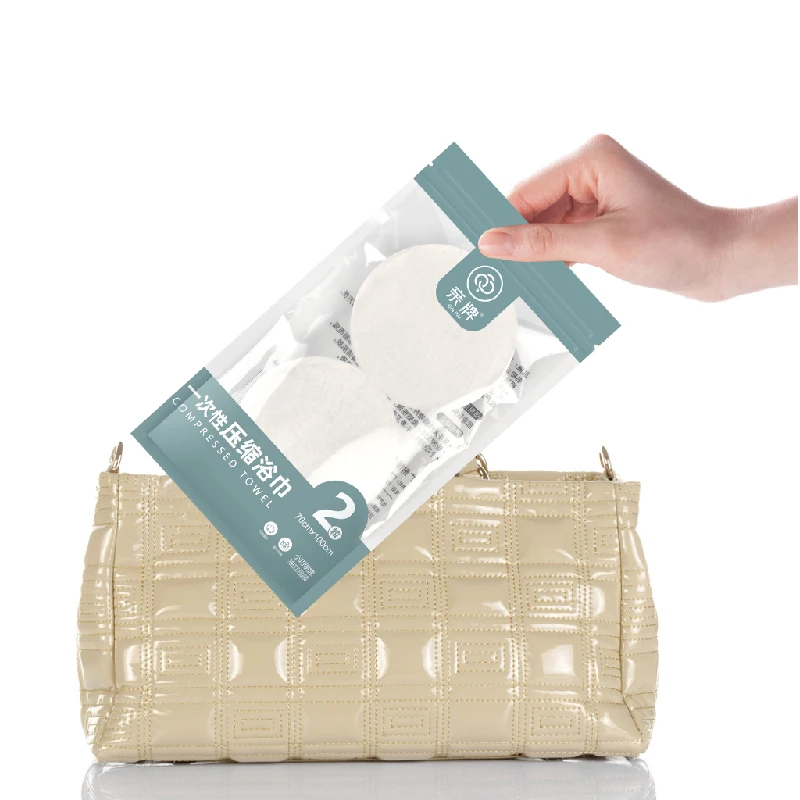 Disposable Eco Friendly Hair Bath Towel Cotton Towels Gym Non Woven Disposable for Hotel Spa Beach Sauna Travel Christmas Space