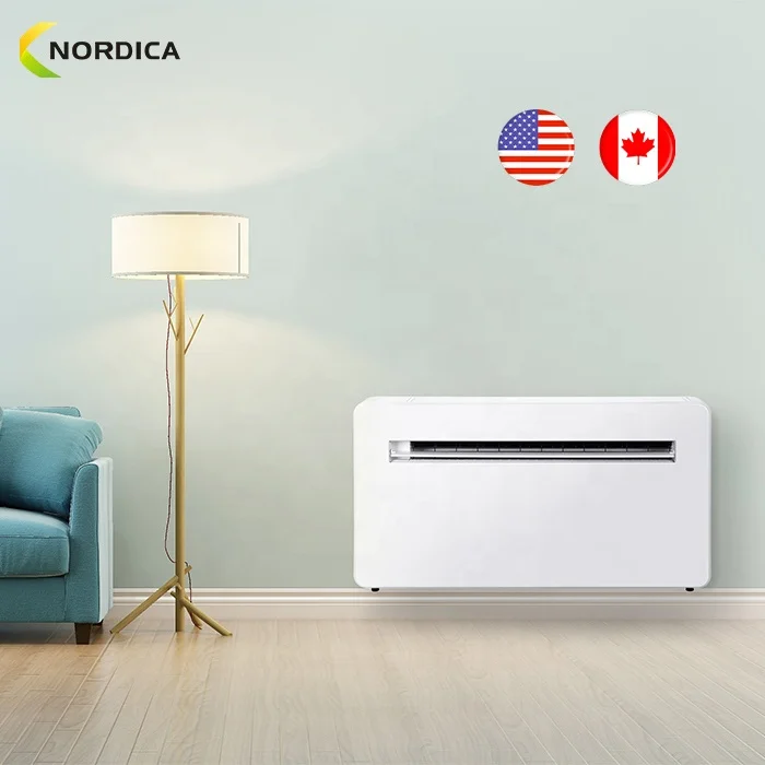 DC inverter wall-mounted air conditioner monoblock air conditioner without external unit 1000btu with heating and cooling
