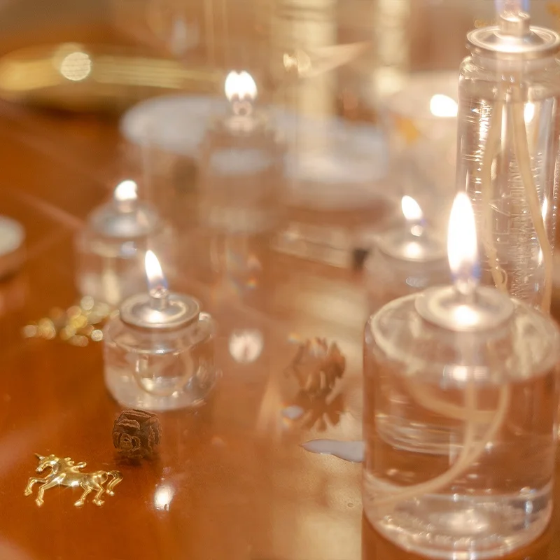 Iflame Decorative Manufacturing 10 hours burning time Paraffin Liquid Oil Candle