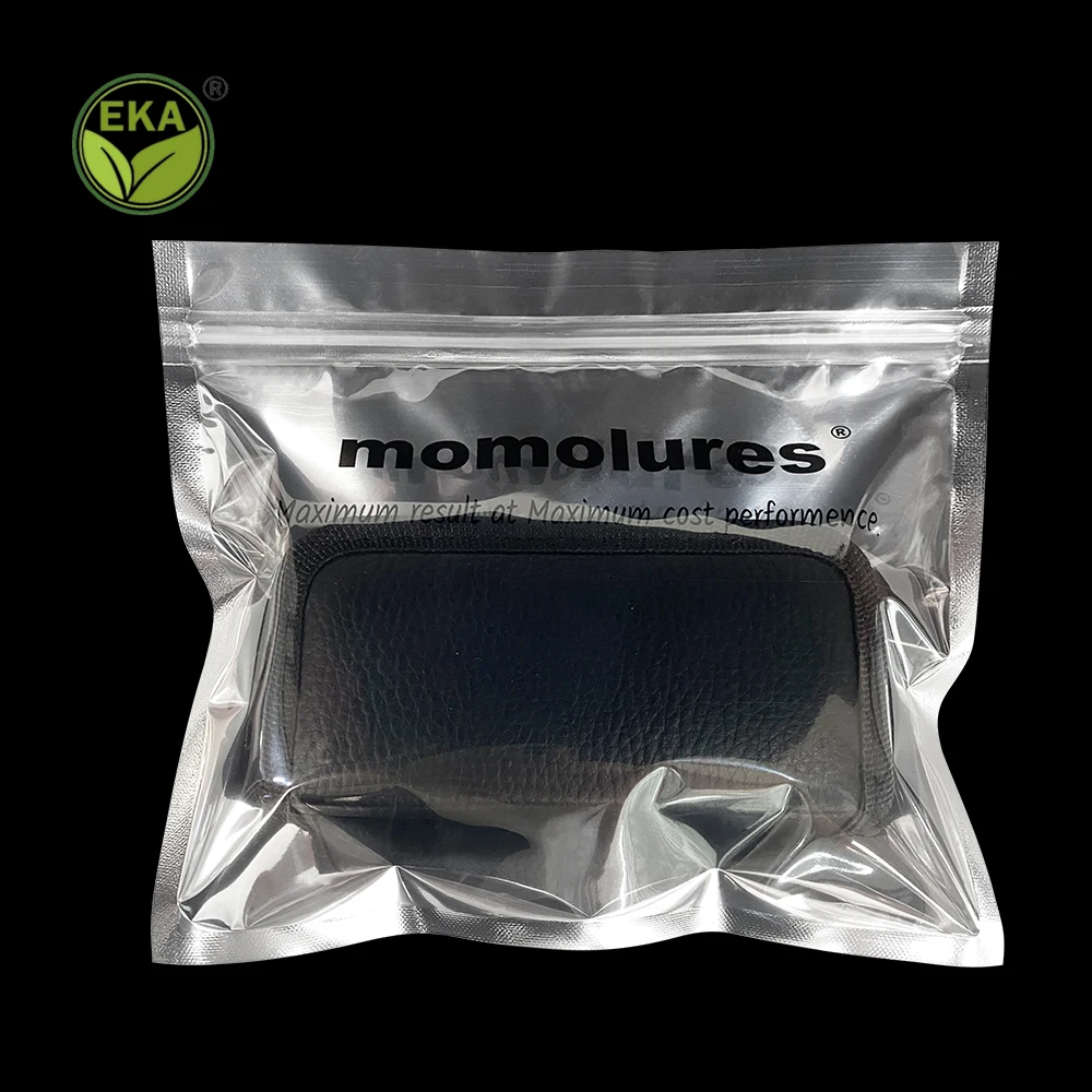 Customized Printed Label Bone Seal Zipper Underwear Storage Bag Grs Recyclable Material Clothing Socks Plastic Packaging Bag