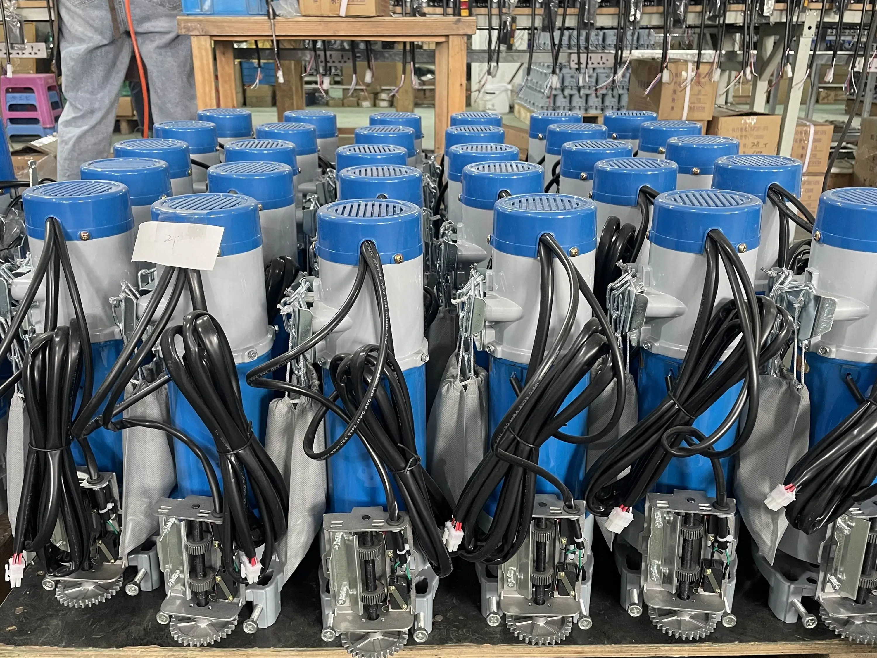 factory DC500kg automatic rolling door motor with UPS backup battery roller shutter motor garage door motor