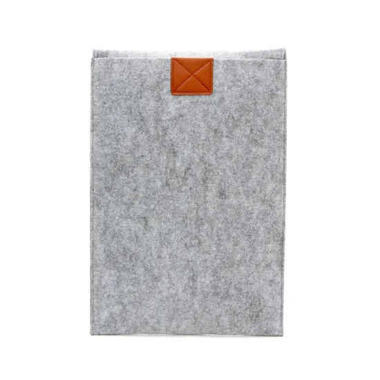 13 Inch File Portfolio Business Computer A4 Document Messenger Felt Laptop Bag With Logo