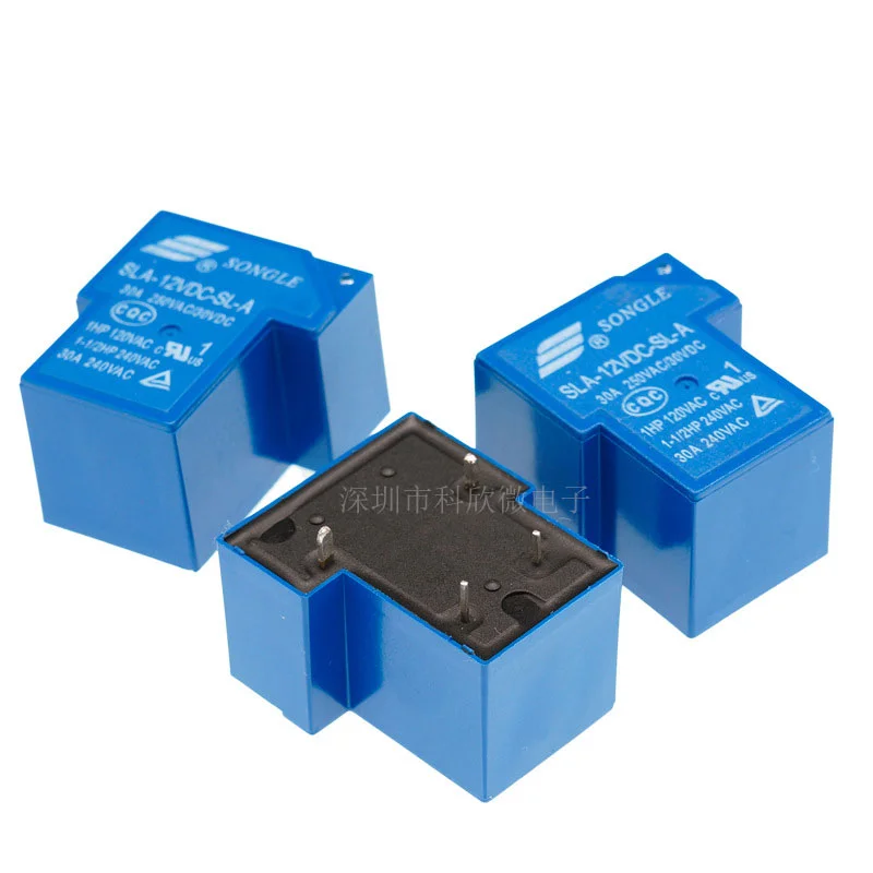 Original genuine T90 SLA- 05V 09V 12V 24V 48VDC-SL-A-C 4 5 6-pin DC 30A relay in stock