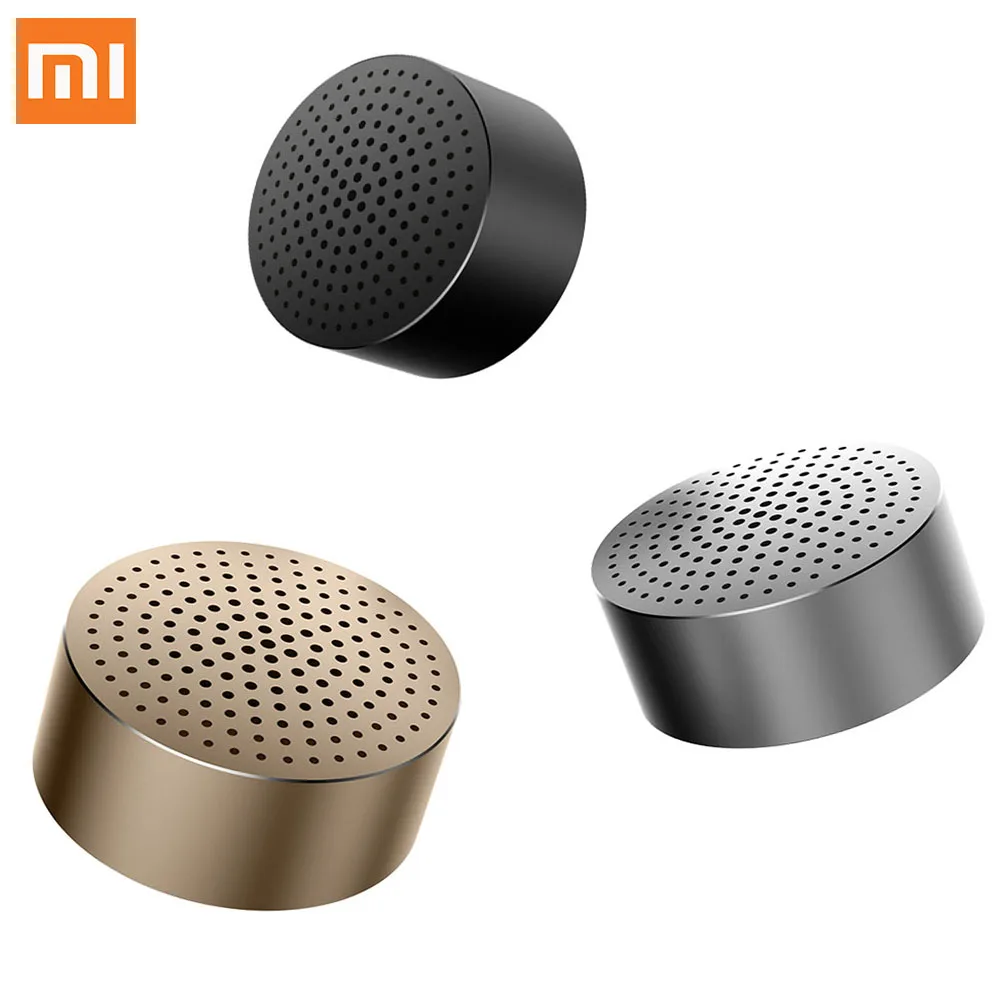 
Xiaomi Mini Speaker with Mic Headset Speaker Portable Speaker Metal Steel Stereo built in Mic xiaoai APP Control 