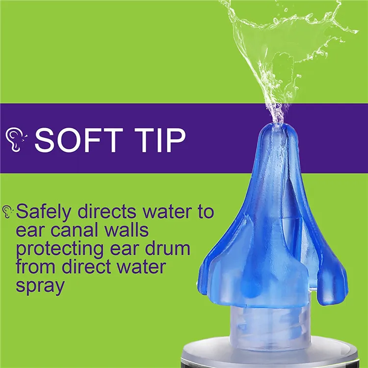 Portable Reusable Ear Cleaner Wax Remover Syringe Flusher Tool Ear Cleaner Wax Removal Remover