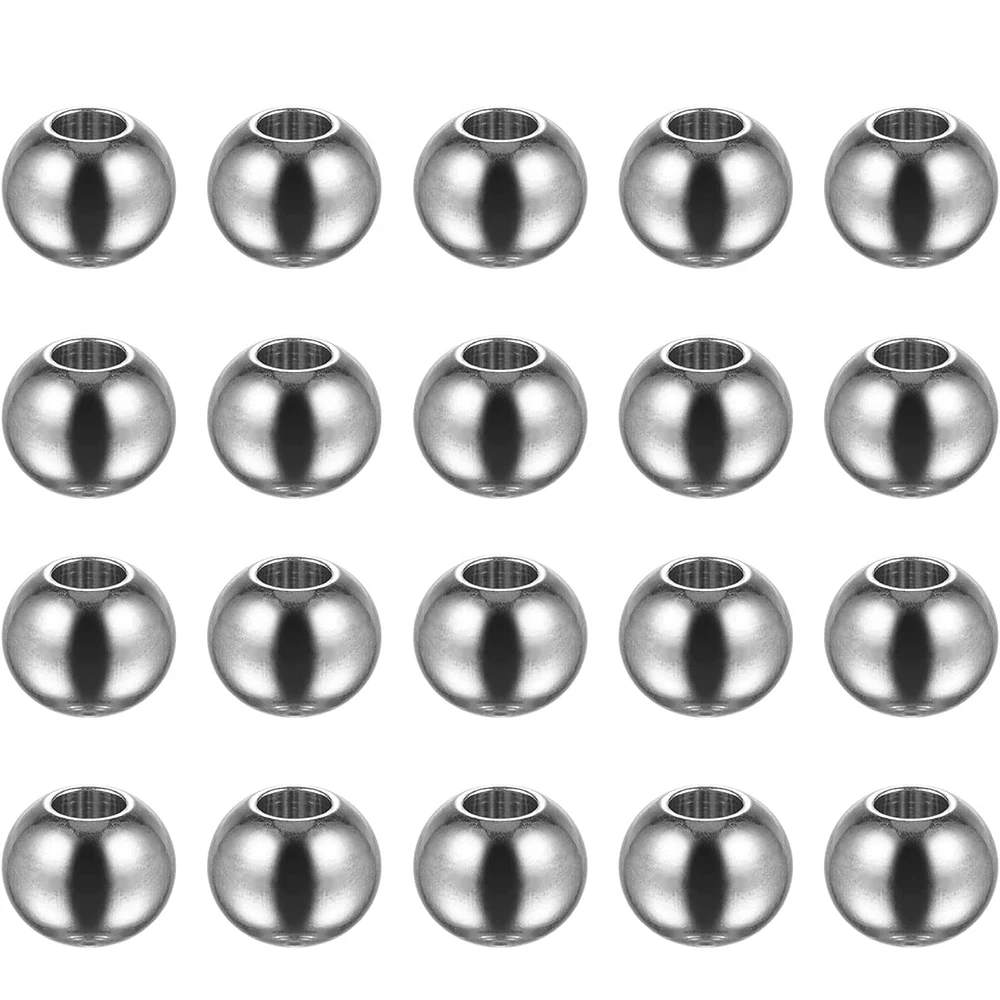 Custom engraved loose bead jewelry accessory metal beads for bracelet/necklace jewelry making