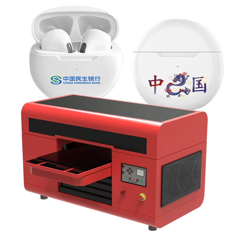 Domsem A3 3050 Multipurpose PVC Card Bottle Golf ball logo maker printer Desktop Rotary Flatbed LED UV Printer For Phone Case