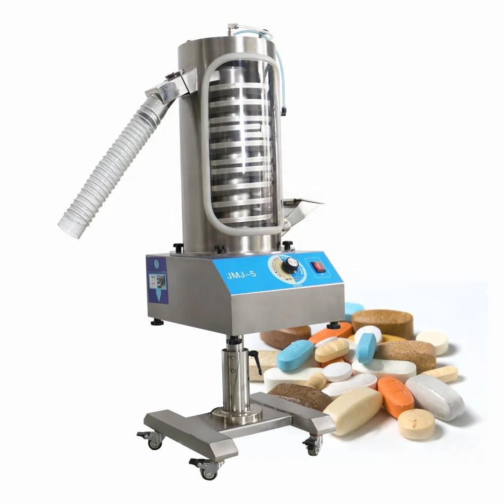 JMJ-5 Uphill Capsule Tablet  Polisher Machine Tablet Dedsuter Polishing  Machine for Pharmaceutical