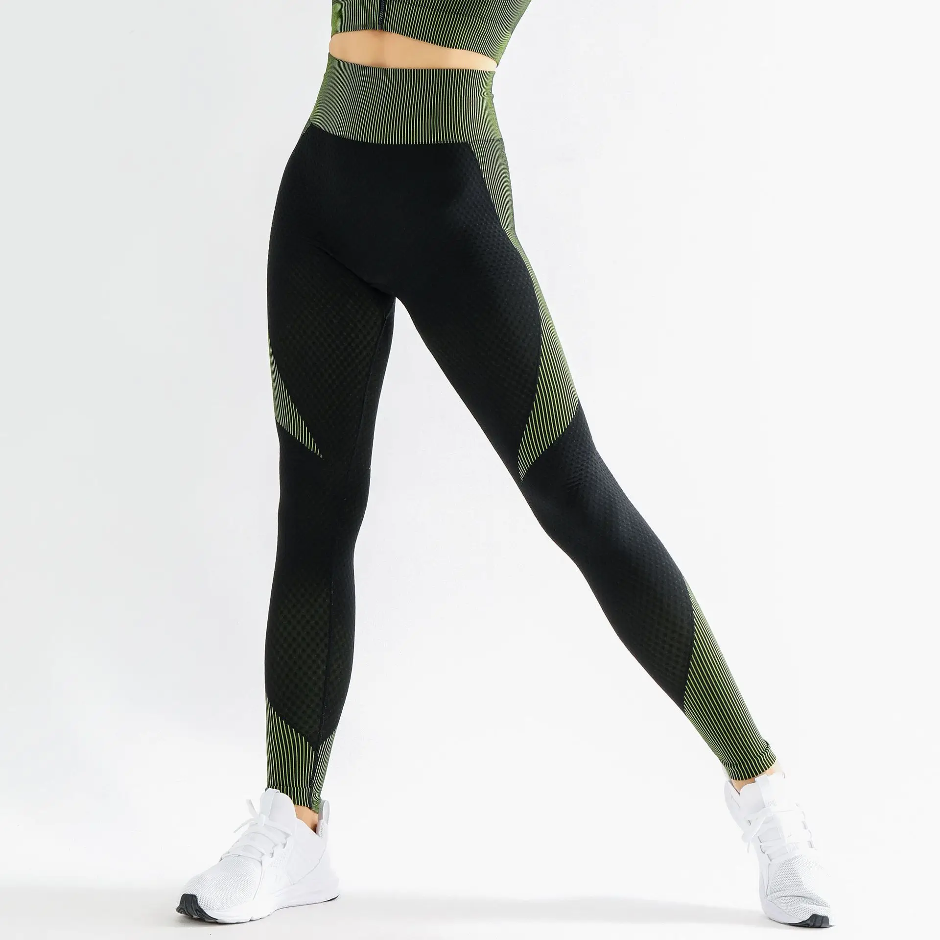 Womens PLus size XL 3 Piece three Outfit Fitness Yoga Sports Jacket Suit Gym Wear long sleeve Crop and seamless leggings Set