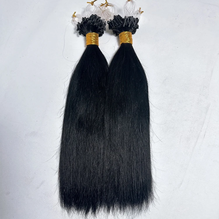 Wholesale bulk hair human hair nano ring tip hair extensions