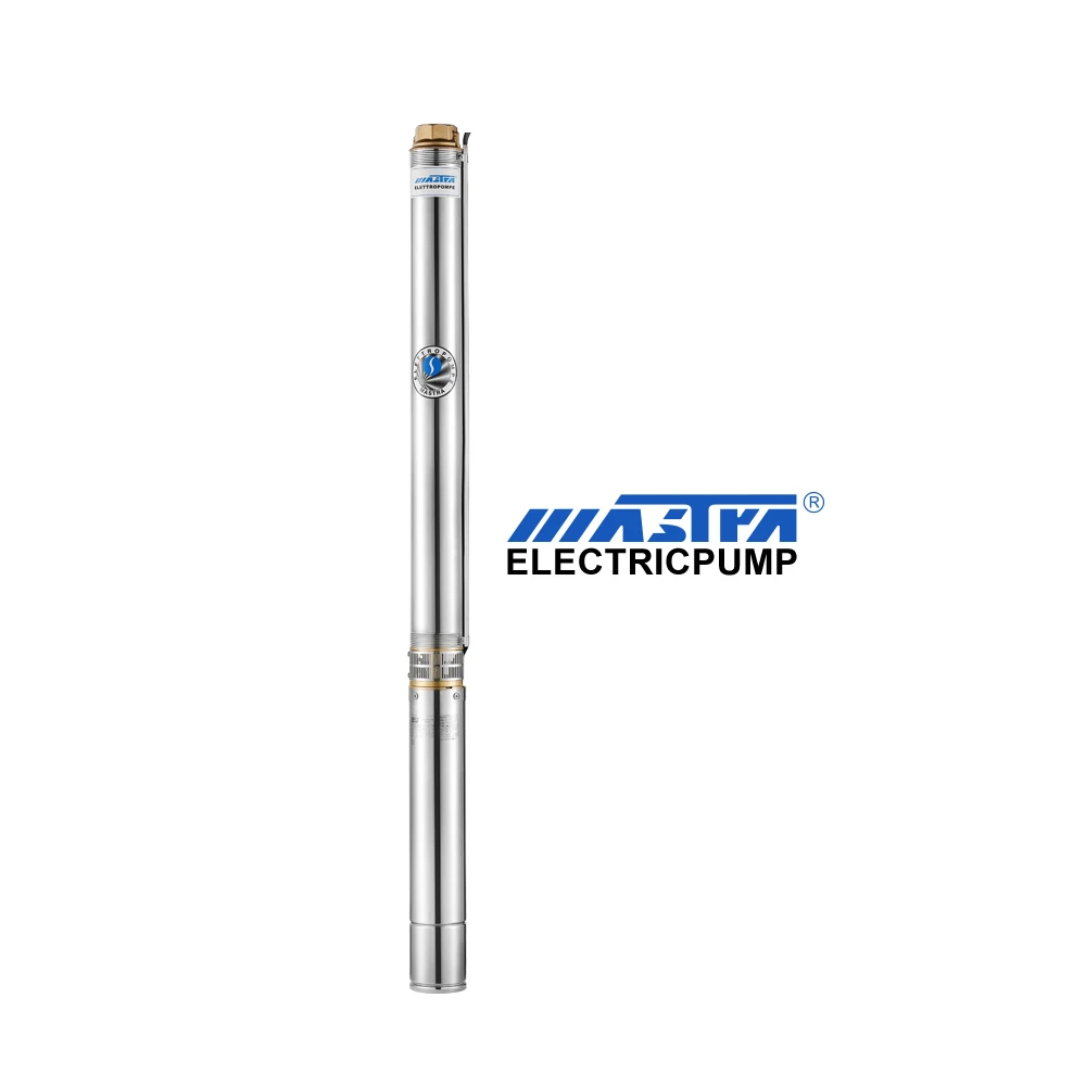 MASTRA 4 inch submersible 250m deep water pumps stainless steel 1100w deep well submersible pump