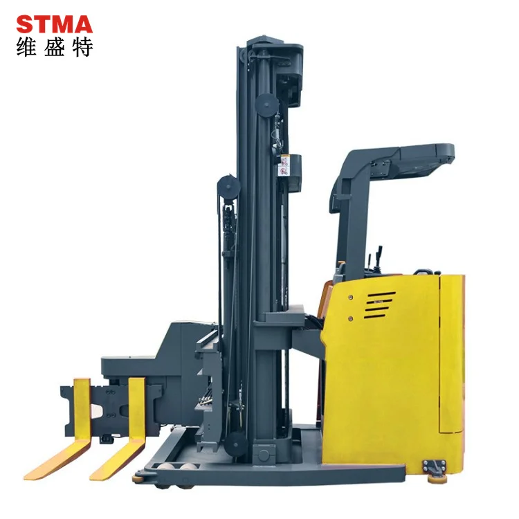 STMA 3 - side shift narrow aisle forklift 2t reach truck for stable lifting