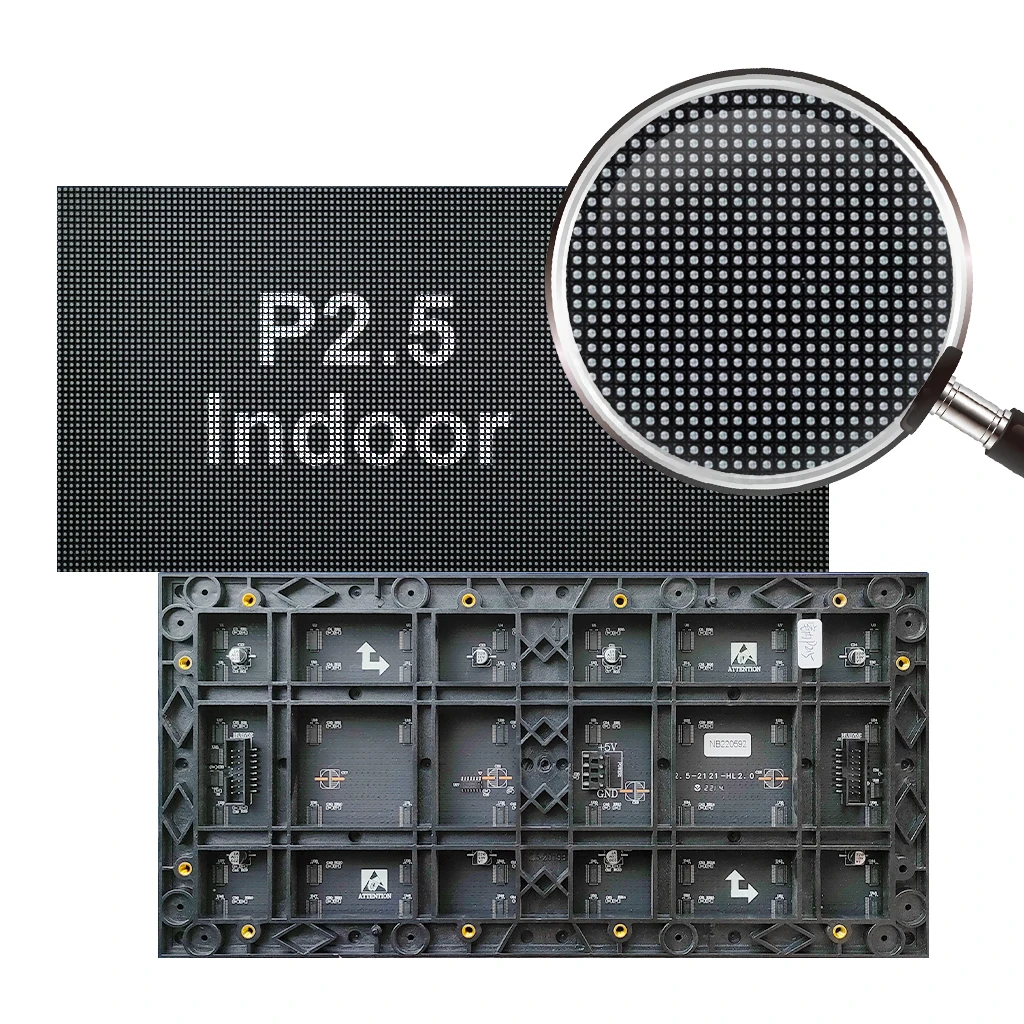 P2.5 Indoor LED Module SMD LED Display Module Outdoor 3D Advertising Screen Panel HD Video Screen Module Pantalla LED Video wall
