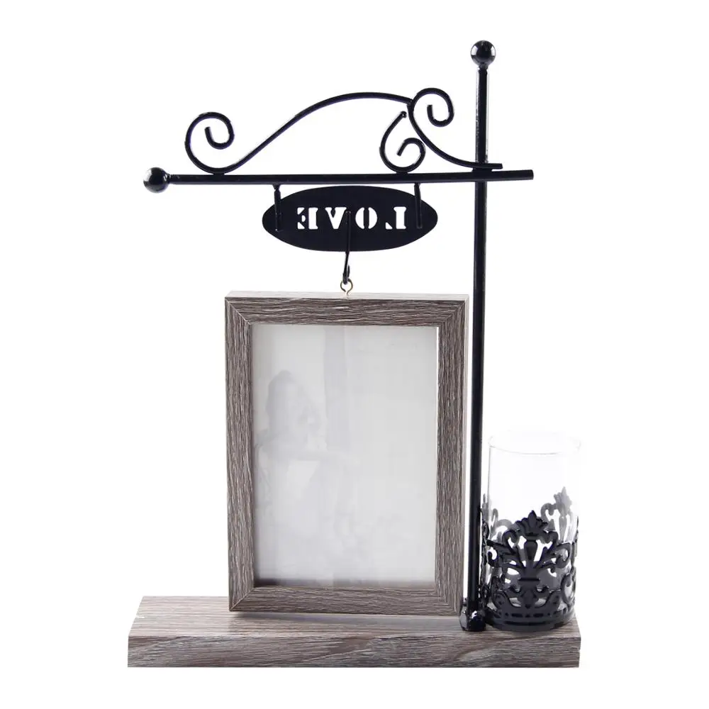 2021 New products creative sublimation mdf funia photo frame with hydroponics pot