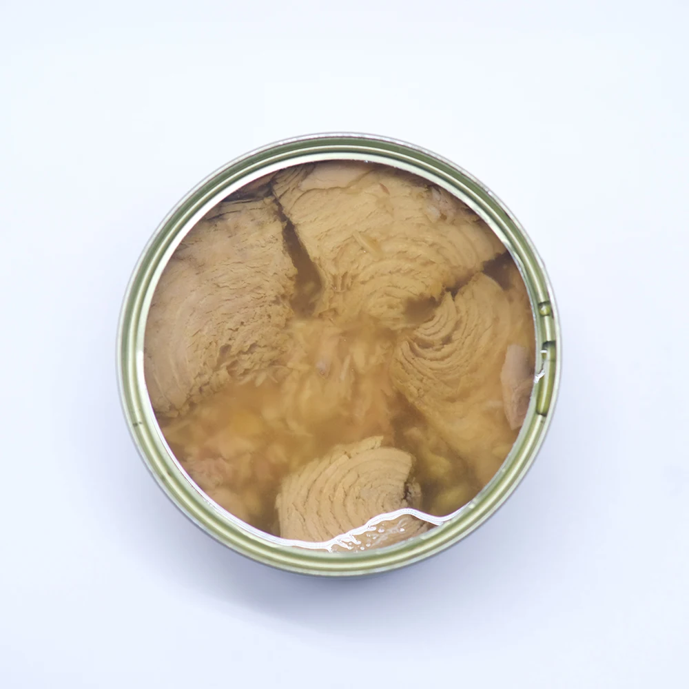 140g/160g/170g China Manufactured Canned Tuna Fish Halal Certified Tuna Preserved Oil Salt Water Canned Seafood