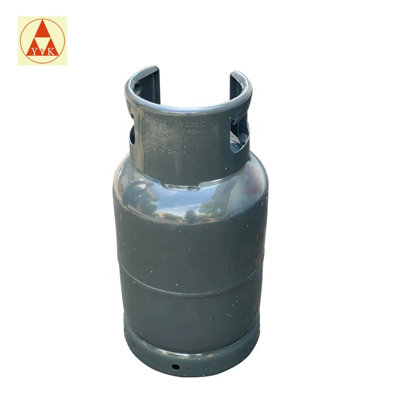 Grey Export Ghana 6kg 12kg 12.5kg LPG gas cylinder Industrial Gas Cylinder Empty Cooking Gas Cylinders