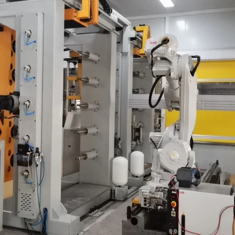 China Type IV plastic liner glass fiber composite cylinders  plant production line manufacture