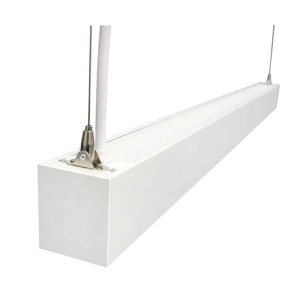 High Efficiency Single/double emission hanging luminaire complete 20W 40W 50W 70W 100W LED linear light