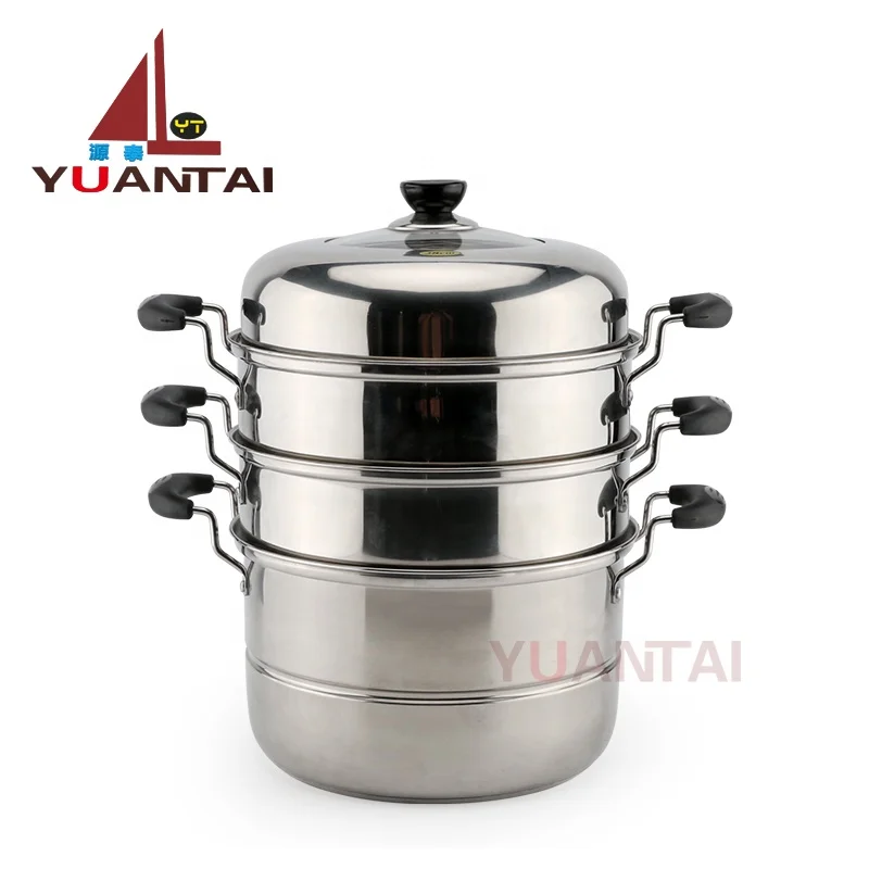 Паровой котелок для мероприятий Европейский трехслойный паровой приготовления