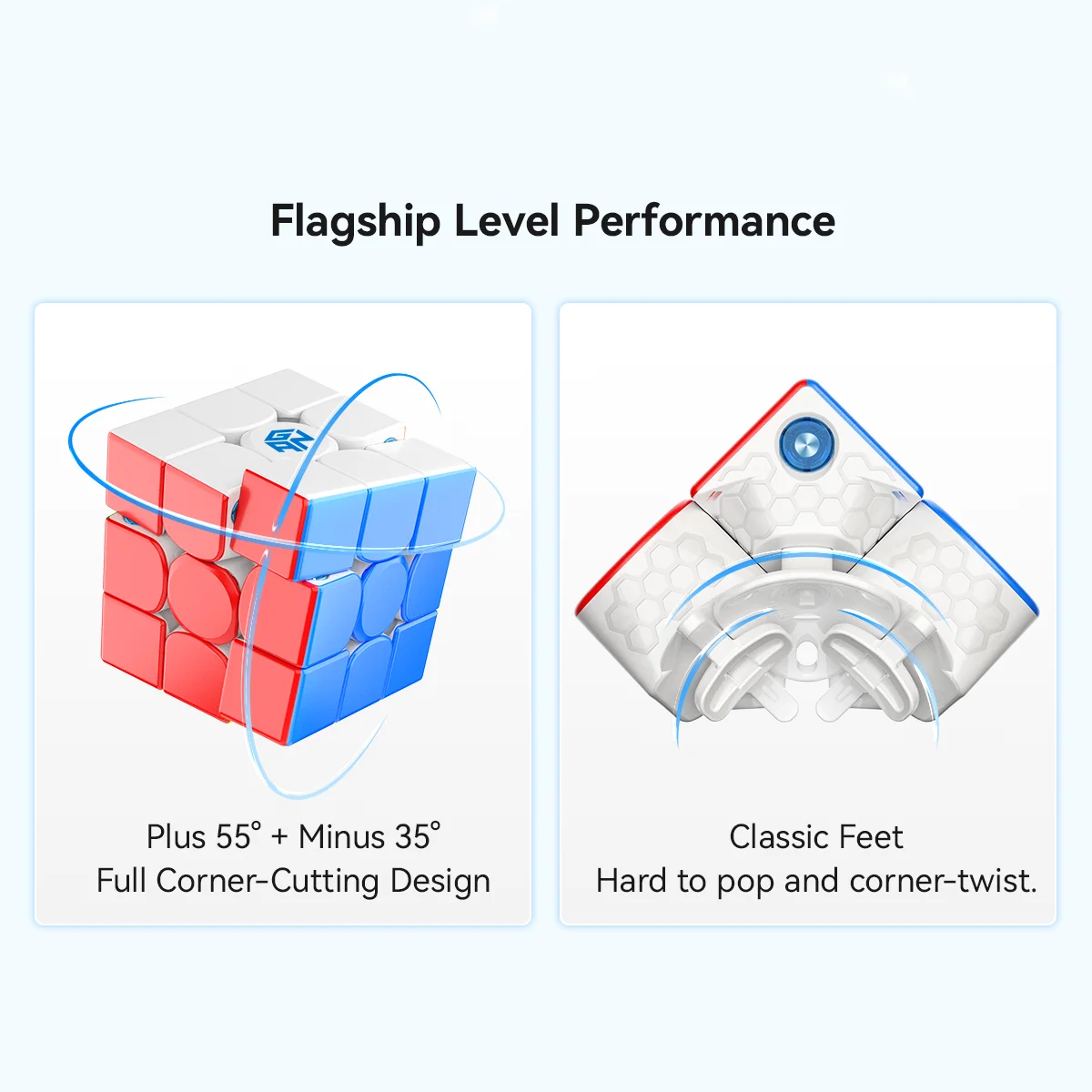 2023 New Arrival GAN 356 ME 3x3 GAN356M E Professional Magnetic Speed Cube Toy GAN356 Evolution rubi Puzzle k Toys