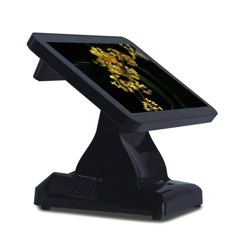 Retail pos system for usa full cash register with dual reception desk with cash register and drawer