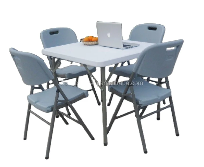 34inch plastic folding square table, outdoor leisure table, household dinning/game table
