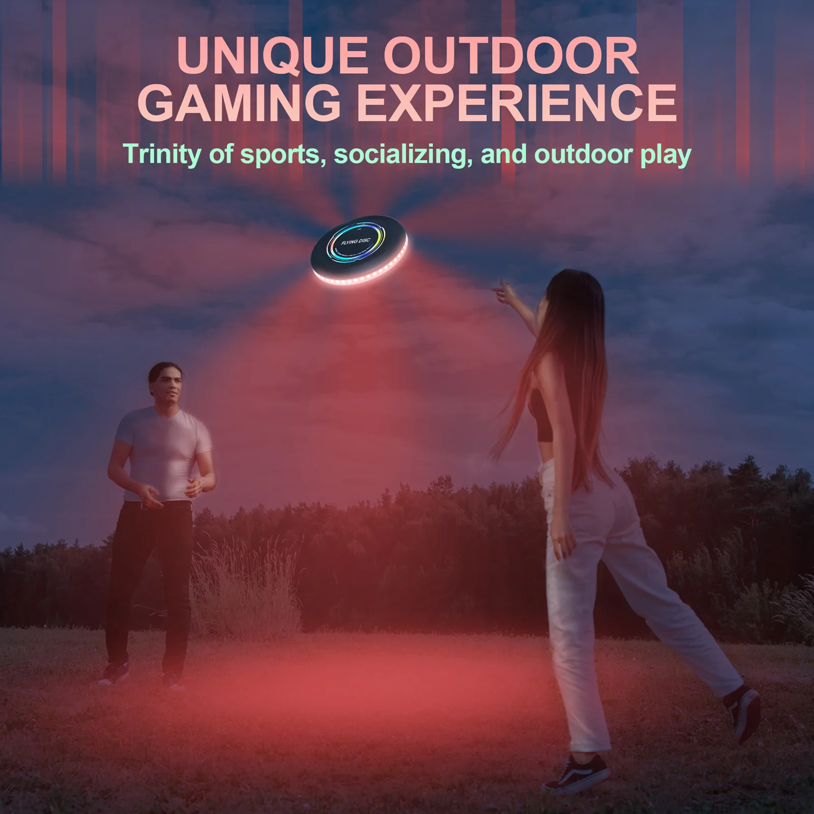 Ultimate Frisbeed Пользовательские Светящиеся в темноте 360 светодиоды frisbeed чрезвычайно яркие игры с летающими дисками и светодиодными огнями