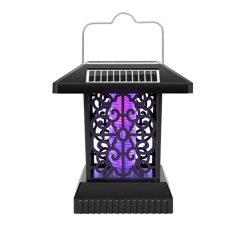 
 Китайское производство, высокое качество, садовые светодиодные уличные лампы-ловушки для комаров на солнечных батареях  