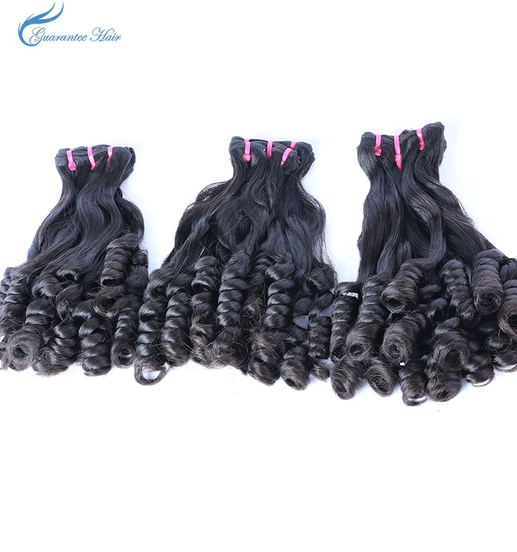 from 10inch to 18inch fumi flower curly double drawn superior quality hair 10a  guarantee hair company factory price for sell