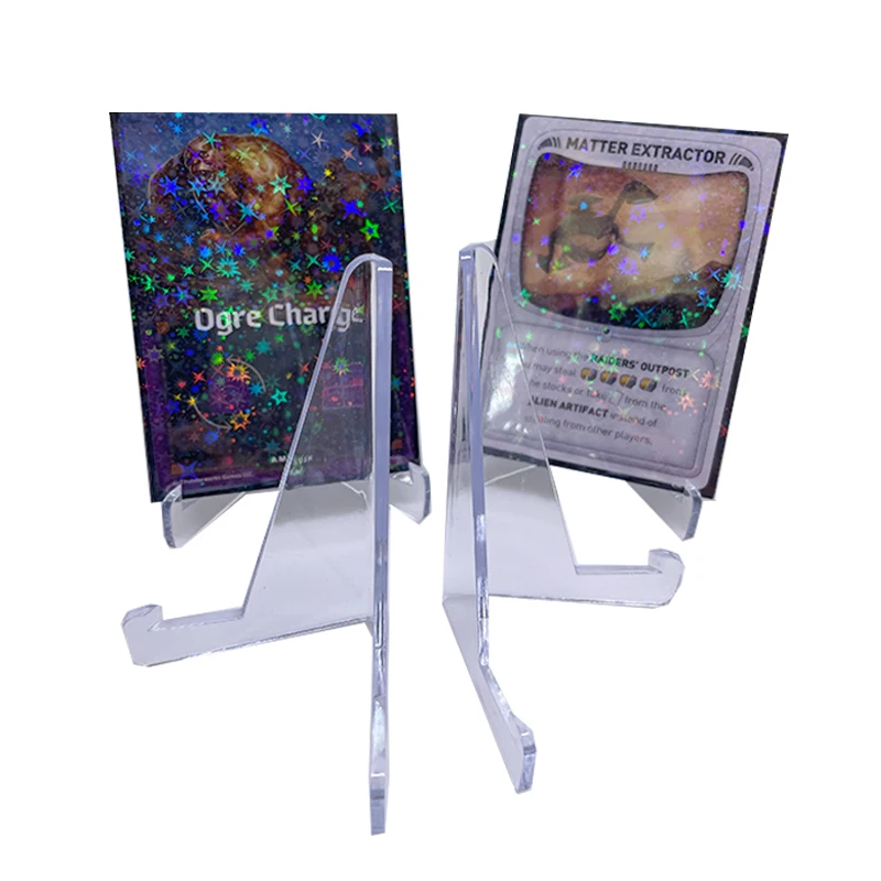 Coin Stand Acrylic Easel Stands Card Holders for Displaying Small Collections Coins Pockets Watches Medals Badges