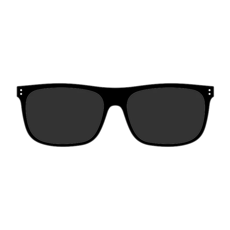 Classic Fashionable Sun Glasses Double Bridge G15 Polarized Sunglasses Flexible Eyewear