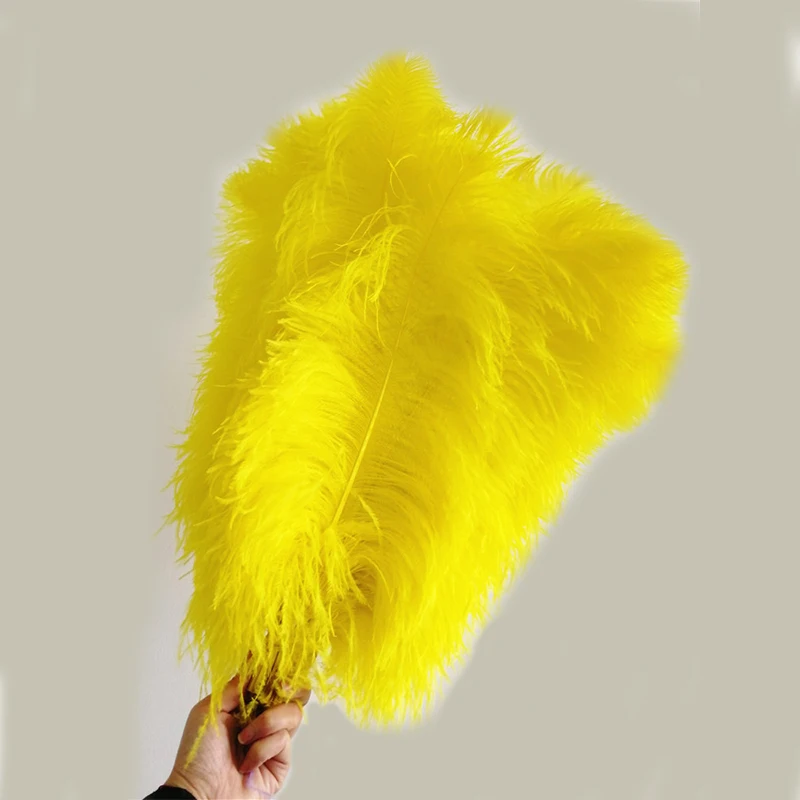 Cheap Price Nature Dyed Large Black Ostrich Feathers Ostrich