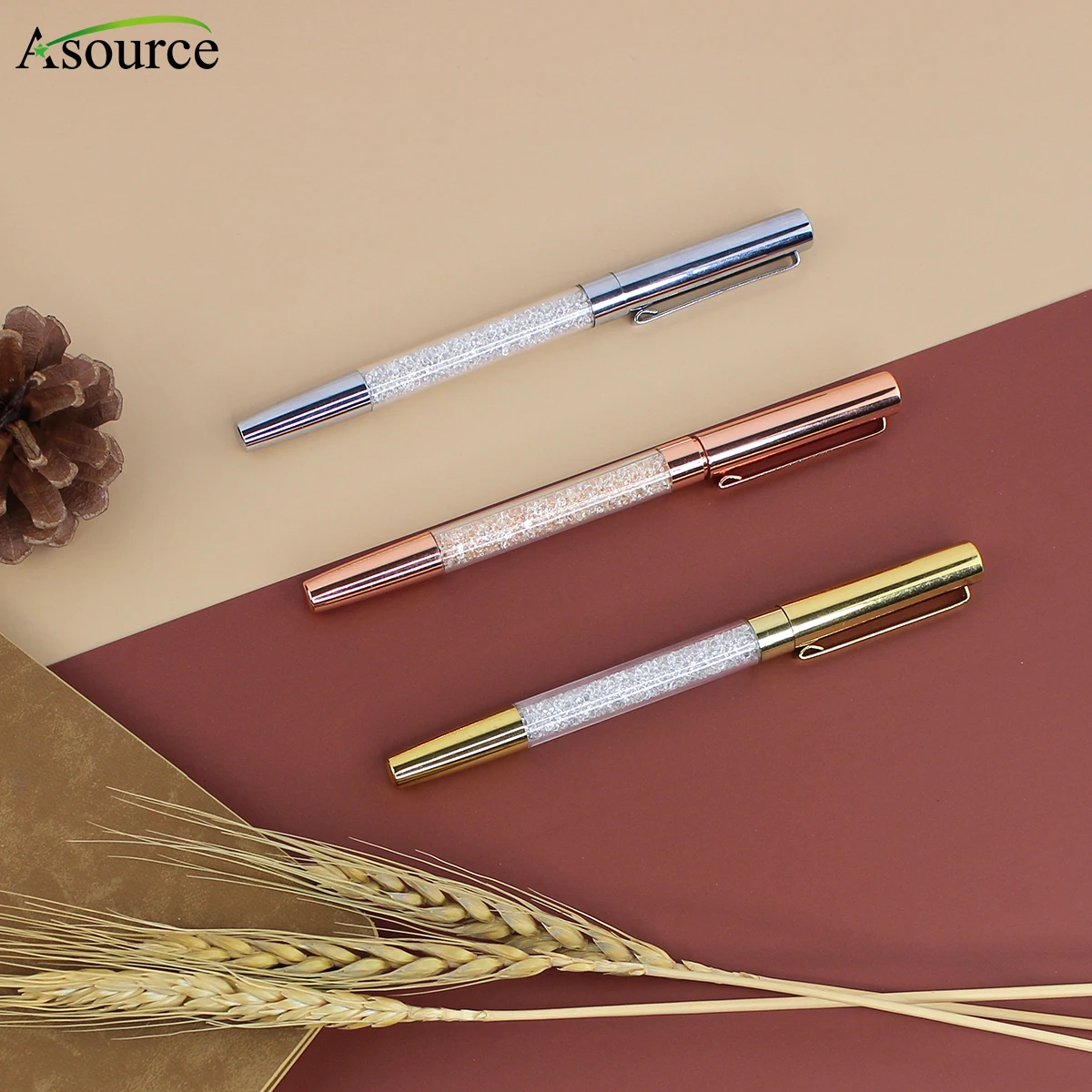 Crystal Filled Gel Pen Luxury Pen For Gift