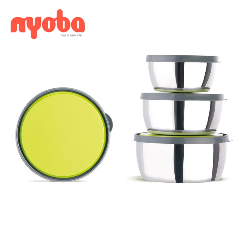 Wholesale Homio Tedemei high quality 1 L portable lid leak-proof lunch box 201 Stainless steel student food storage container