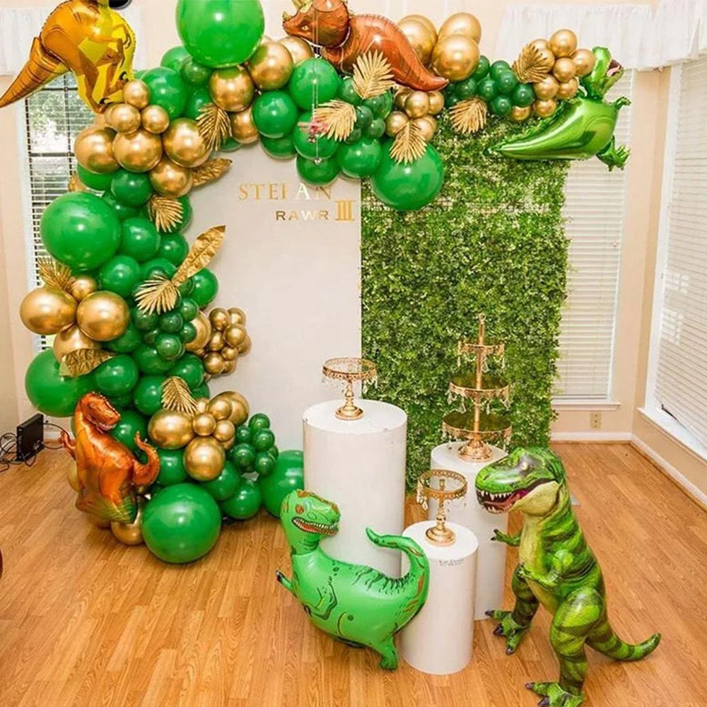 Dinosaur Theme Balloon Arch Kit for Birthday Back to School Girls Boys Party Supplies
