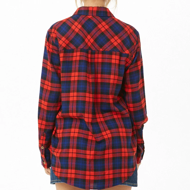 womens flannel plaid shirt red flennel shirt check shirts for girls scoop bottom
