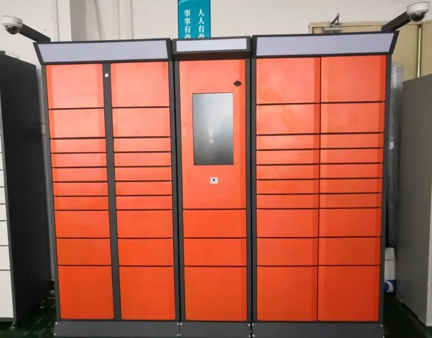 Parcel Locker Mobile Phone App & LCD Screen Control Smart Parcel Locker