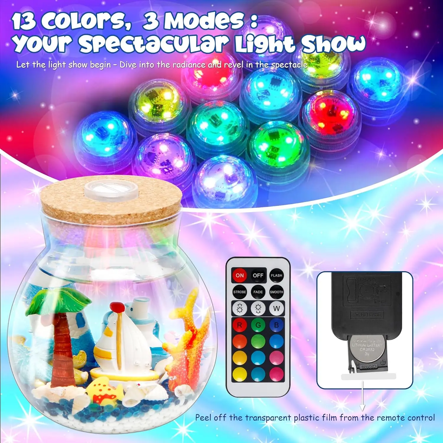 New Arrival DIY Ocean Terrarium  Art&Craft Kit for Kids Best Gifts for Kids to DIY Their Own Night Light