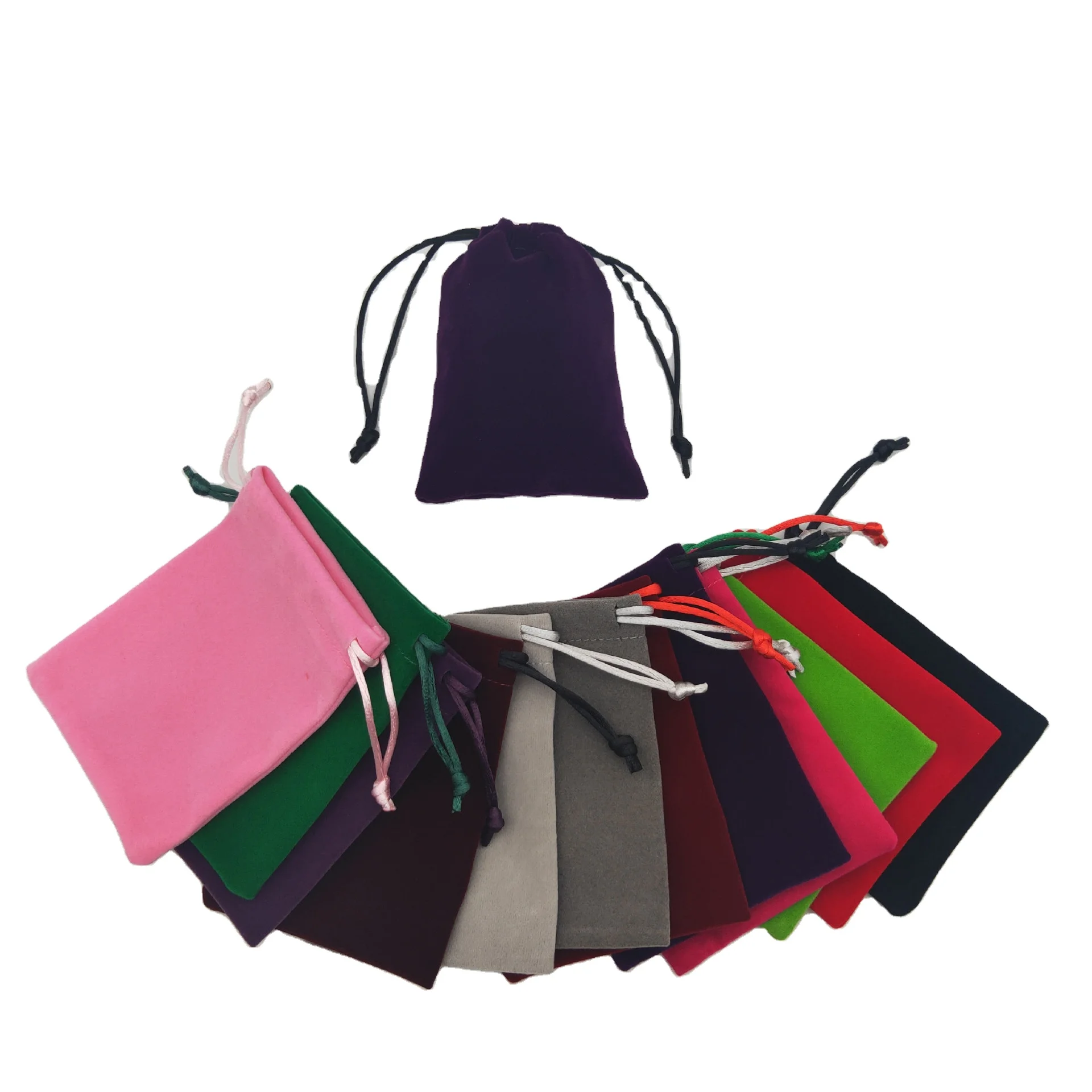 9*12cm dustproof packaging velvet drawstring bag jewelry bag wedding gift gift packaging drawstring jewelry velvet bag