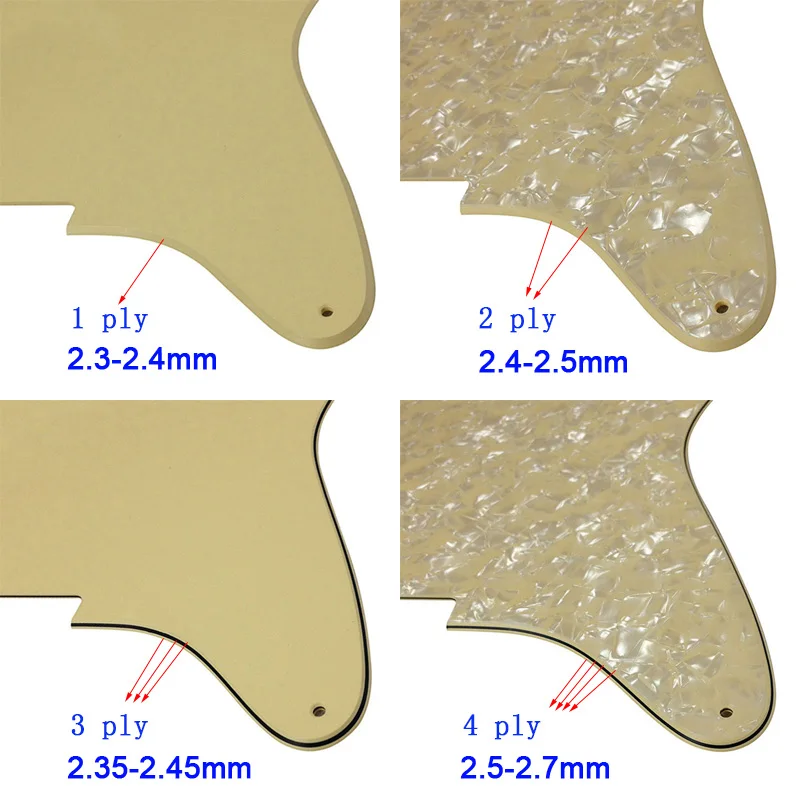 Hot sale factory direct pearl material TL pickguard for fd telecaster guitar