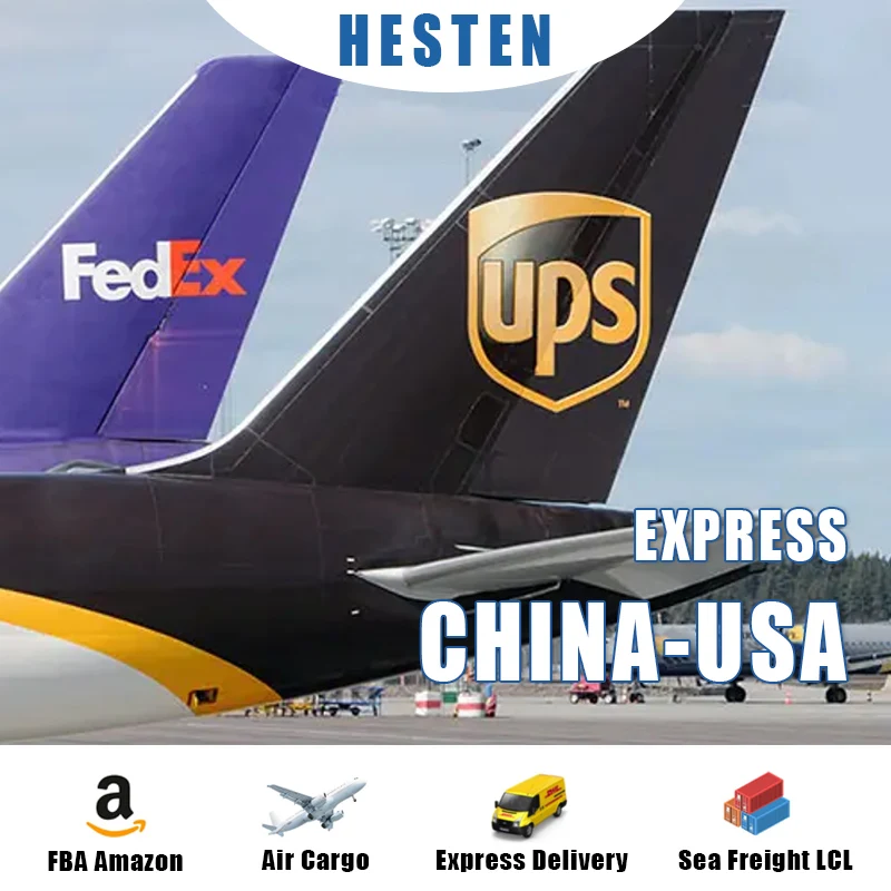 Sea Air UPS DHL FEDEX Express Shipping Agent China to United States Amazon FBA Door to Door Logistic Service Freight Forwarder