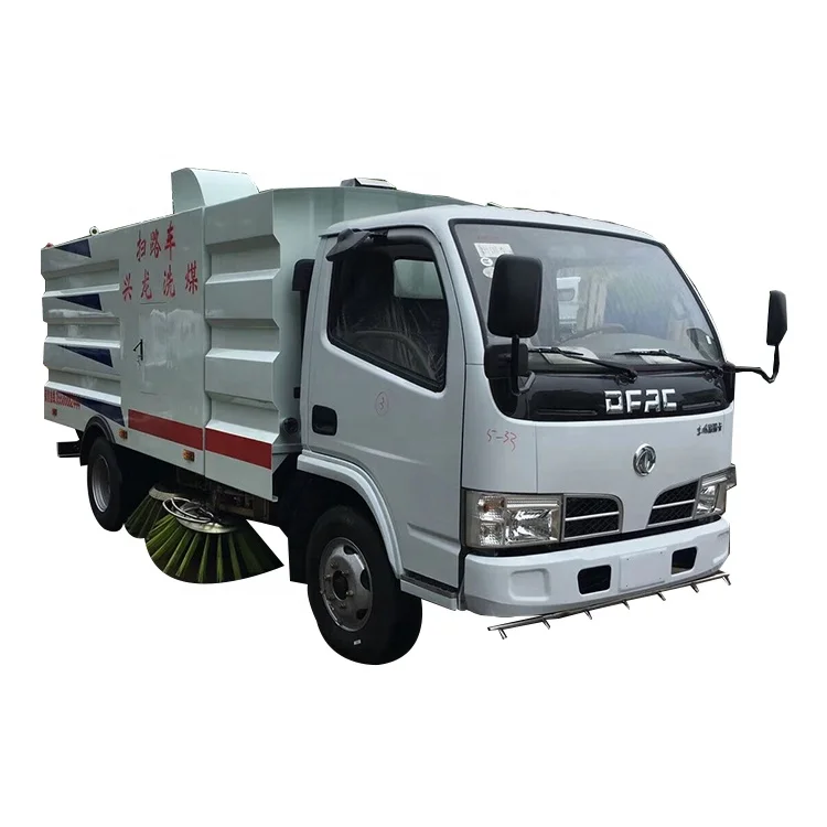 municipal machinery 4x2 runway street cleaning truck road sweeper professional