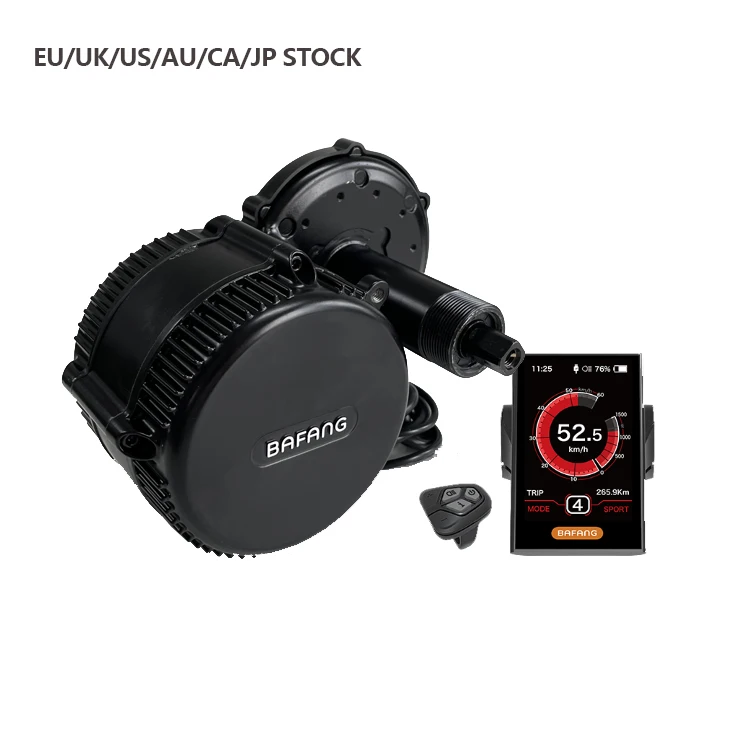 Electric Bicycle Motor ebike conversion kit 8FUN  48V 750W BBS02B bafang Mid Drive Motor