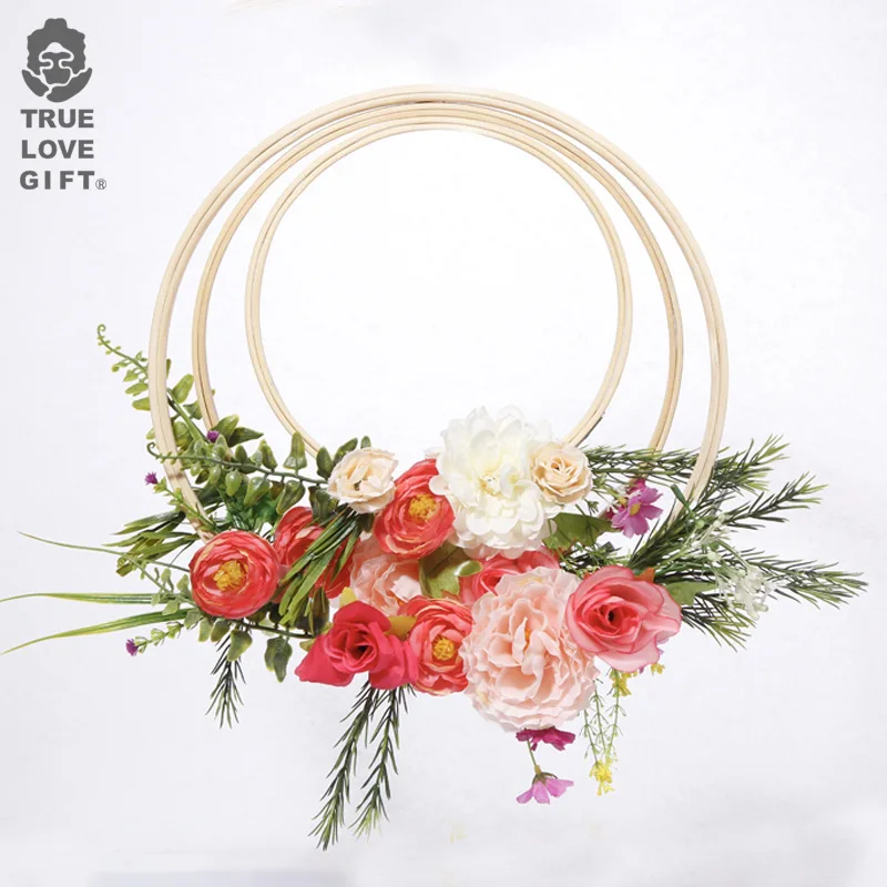 2024 в скандинавском стиле цветочный венок