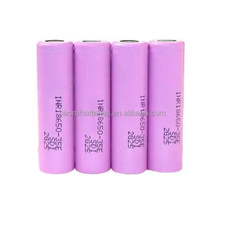 High Quality Samsung 35E 18650 Battery Cell 3500mAh 3.7V Rechargeable Li-ion Flat Top Battery For Samsung INR18650 35E