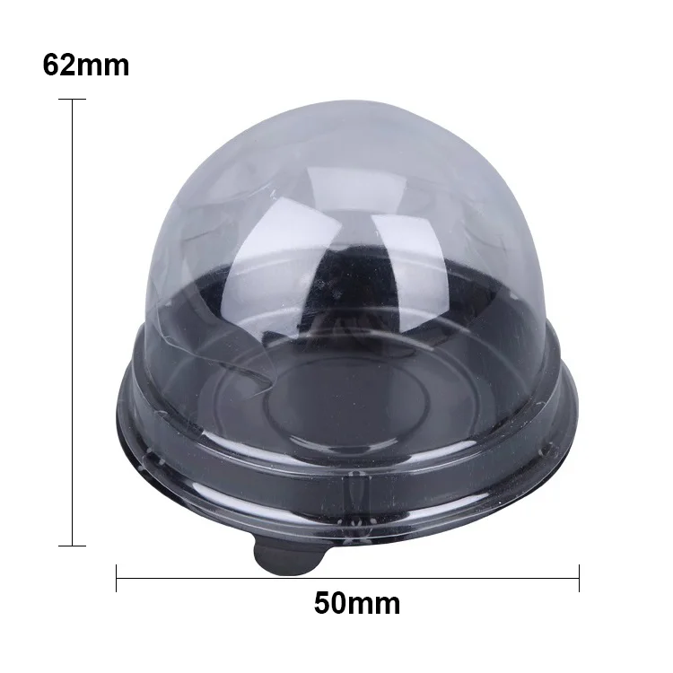 
Wholesale Cupcake Muffin Case Domes Round Cake Box Clear Box Plastic Clear 
