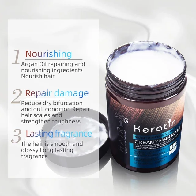 2020 new arrival fast repair keratin treatment  hair mask lasting nourishing hair