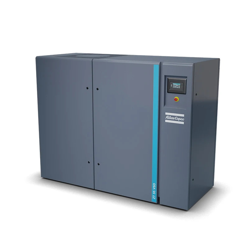 Катласкопко с низким уровнем шума водяное охлаждение ZT55VSD + FF ZT 55 VSD кВт атлас Copco безмасляный роторный винтовой воздушный компрессор