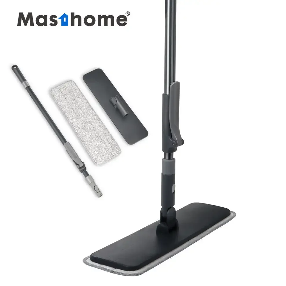 Masthome Newly Customizable Microfiber Cleaning Mop Flat Pad Magic Floor for Housework