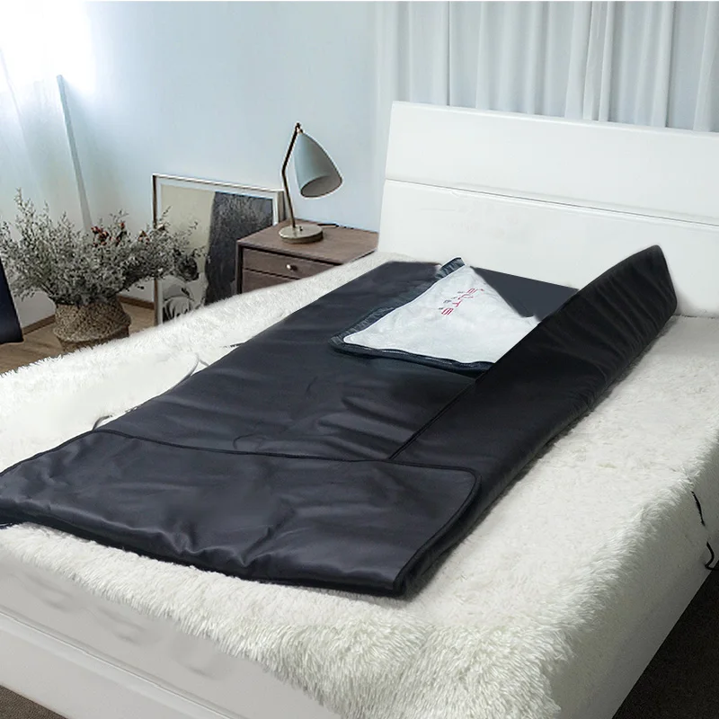 Guangyang OEM/ODM Far-infrared Body Shaping Sauna Blanket PU leather Portable Infrared 1 zone Heating Therapy Sauna Blanket